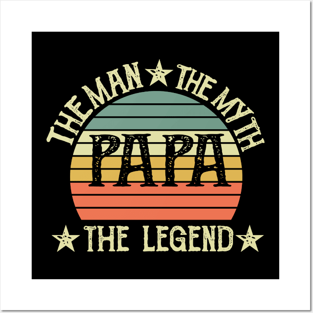 The Man The Ma Th Papa Wall Art by Saldi